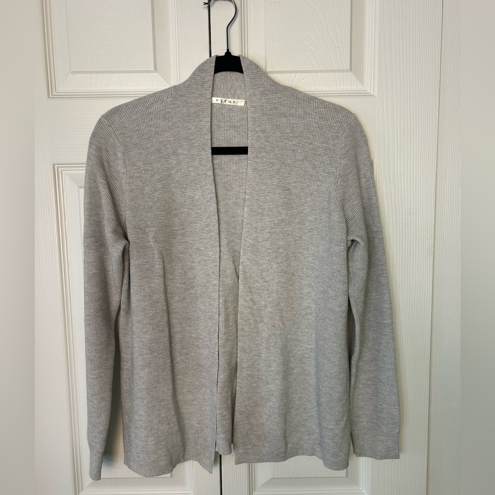 Cyrus Light Gray Women's Cardigan
